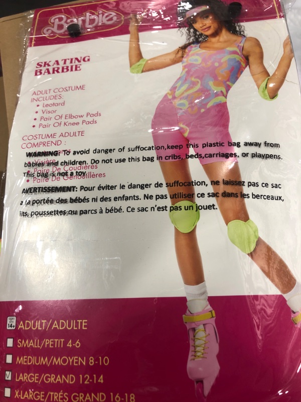 Photo 1 of BARBIE SKATING BARBIE COSTUME 
SIZE L