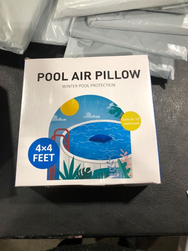 Photo 2 of 
Roll over image to zoom in

BEWAVE Pool Pillow, Winterizing Air Pillow for Above Ground Winter Swimming Pool Covers, 4 x 4 Ft

