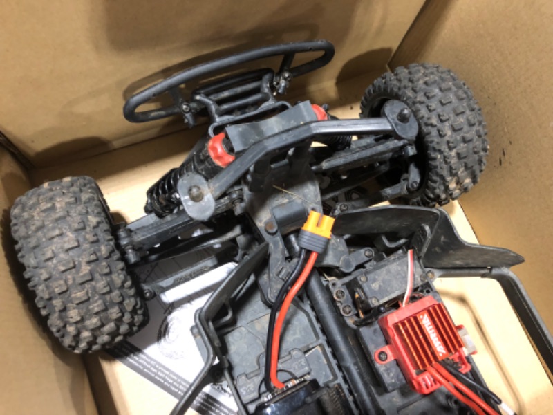 Photo 5 of ARRMA 1/10 SENTON 4X4 V3 MEGA 550 Brushed Short Course RC Truck RTR (Transmitter, Receiver, NiMH Battery and Charger Included), Red, ARA4203V3T1