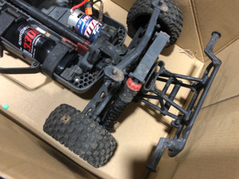 Photo 6 of ARRMA 1/10 SENTON 4X4 V3 MEGA 550 Brushed Short Course RC Truck RTR (Transmitter, Receiver, NiMH Battery and Charger Included), Red, ARA4203V3T1