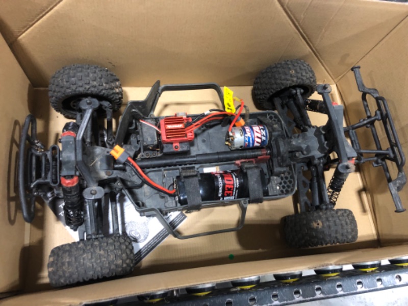 Photo 3 of ARRMA 1/10 SENTON 4X4 V3 MEGA 550 Brushed Short Course RC Truck RTR (Transmitter, Receiver, NiMH Battery and Charger Included), Red, ARA4203V3T1