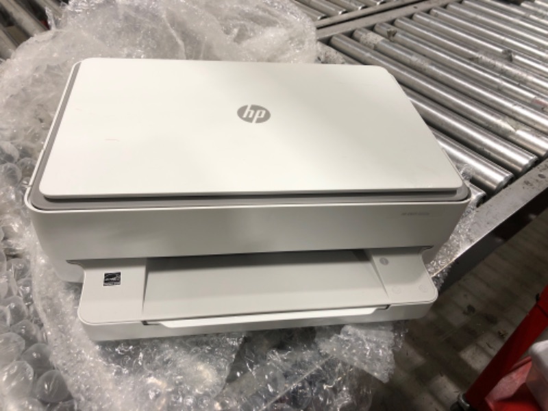 Photo 2 of HP ENVY 6055e Wireless Color Inkjet Printer, Print, scan, copy, Easy setup, Mobile printing, Best for home,white