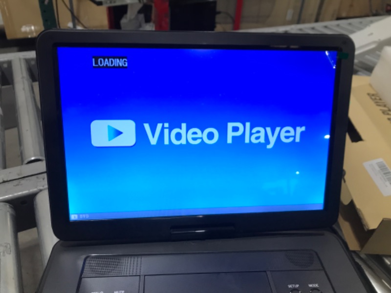 Photo 1 of NAVISKAUTO 17.9" Portable DVD Player with 15.6'' Large Screen Free Carry Bag Rechargeable Battery Support HDMI Input, 1080P Video, MP4, Sync Screen, Last Memory, AV in & Out, Region Free, USB