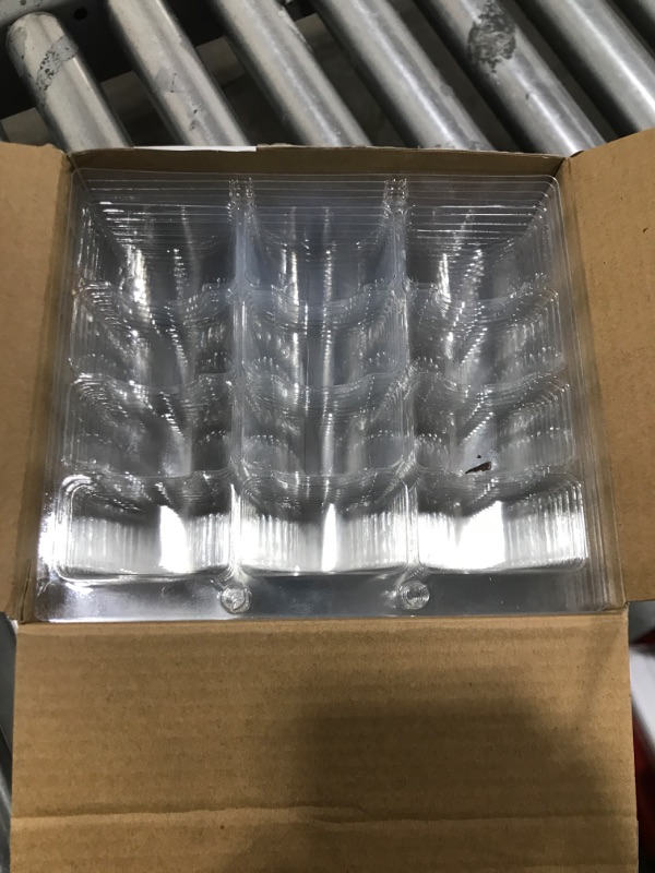 Photo 1 of Sherr Macaron Boxes Clear Plastic Macaron Storage Containers Macaroon Packaging Display Trays for Cookie, Wedding, Party Gifts(12 Macarons, 24 Pcs) 24 12 Macarons