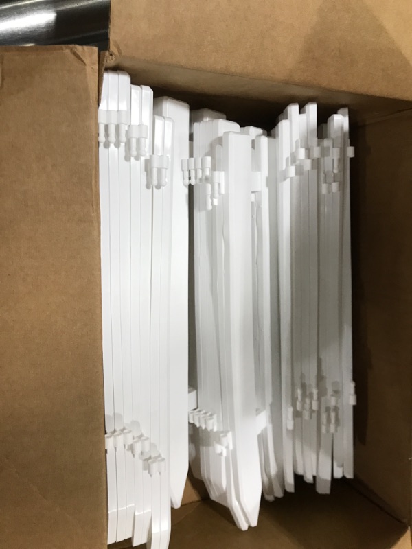 Photo 2 of 16"Fence for Christmas Tree,Extra Large 24pcs White Picket Fence for Chirstmas Tree,Plastic Christmas Tree Fence for Pets,Christmas Tree Fence for Kids,Craft Christmas Tree Patterns(16"Hx5"W Each) 24 16inches