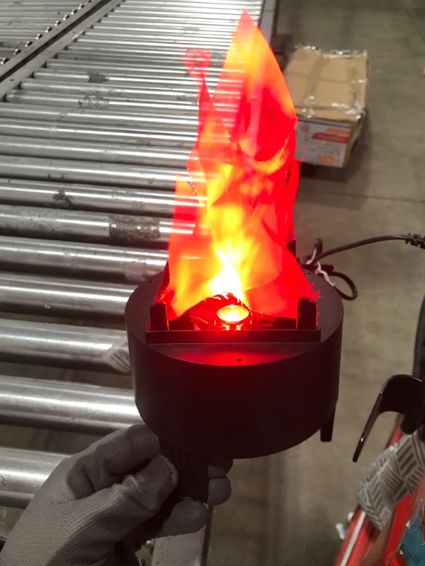Photo 1 of 3D Artificial Flame Lamp