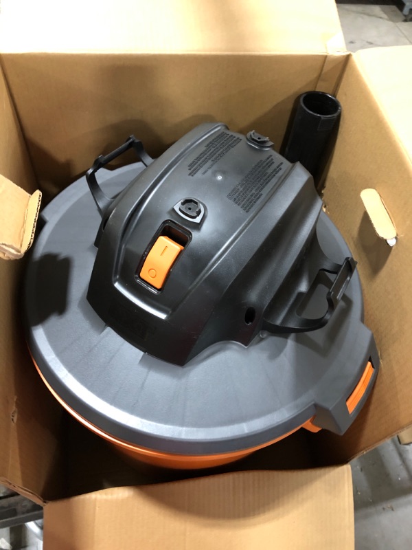 Photo 3 of 16 Gallon 5.0 Peak HP NXT Wet/Dry Shop Vacuum with Filter, Locking Hose and Accessories