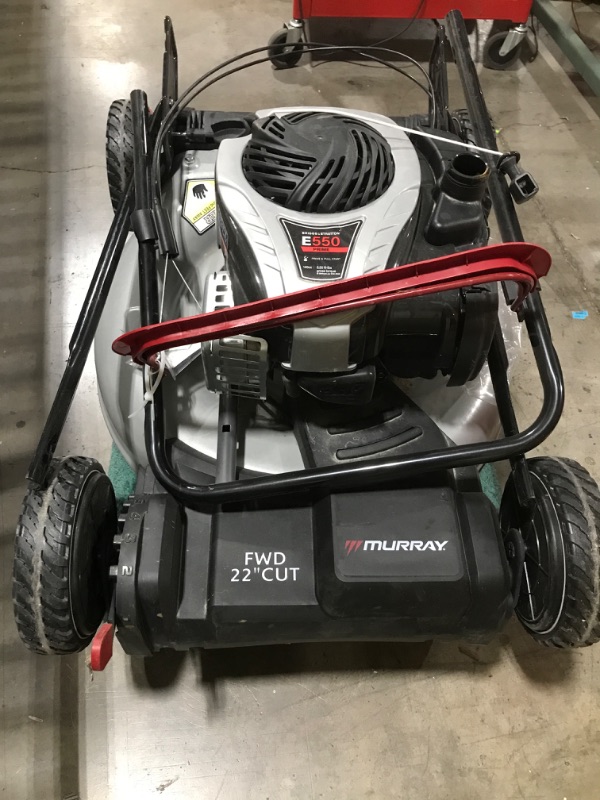 Photo 4 of 22 in. 140 cc Briggs & Stratton Walk Behind Gas Self-Propelled Lawn Mower with Front Wheel Drive and Makina Dust Bag
