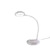Photo 1 of 19 in. White LED Task Lamp with Color Changing
