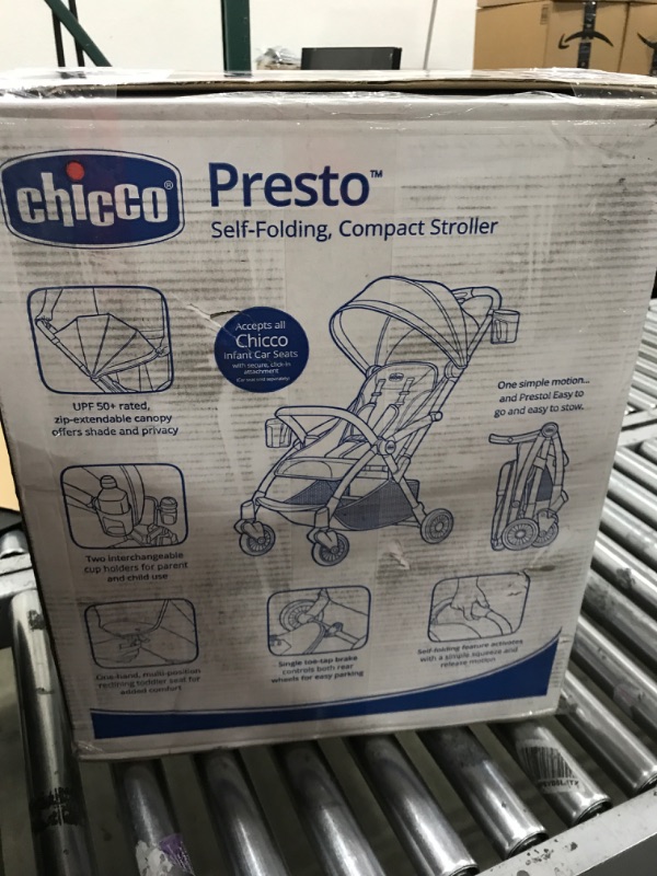 Photo 5 of Chicco Presto Compact Stroller - Graphite | Grey