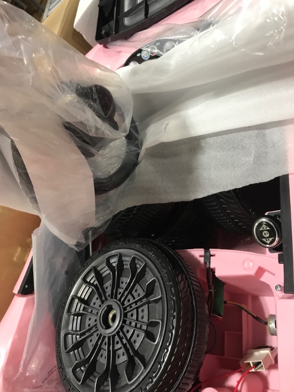 Photo 1 of Lil' Rider Kids Ride On Car with Remote Control – Sports Car for Kids 6V Battery Powered Ride On Toys with Sound, MP3 and USB for Ages 3 – 6 (Pink)