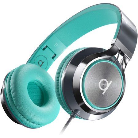 Photo 1 of Artix CL750 Wired Headphones with Microphone on-Ear Turquoise
