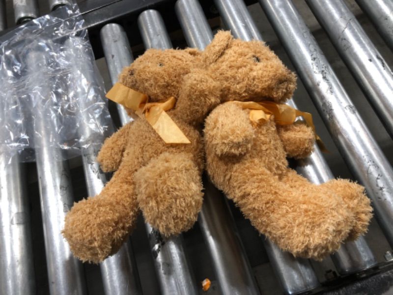 Photo 1 of 2 Pack Teddy Bears, Soft Plush Stuffed Animal Wearing Tie