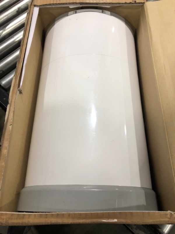 Photo 1 of Dekor Classic Hands-Free Diaper Pail | White | Easiest to Use | Just Step – Drop – Done | Doesn’t Absorb Odors | 20 Second Bag Change | Most Economical Refill System