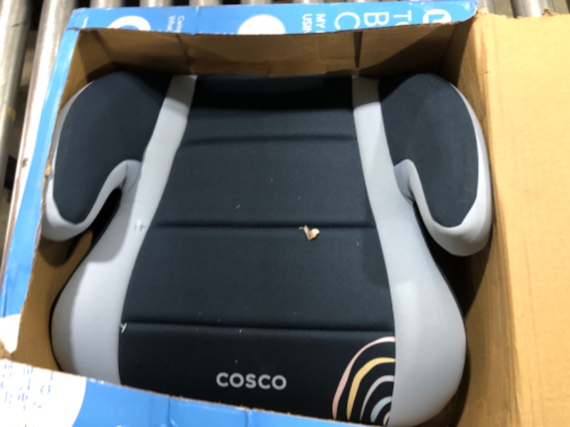 Photo 2 of Cosco Topside Backless Booster Car Seat, Lightweight 40-100 lbs, Rainbow