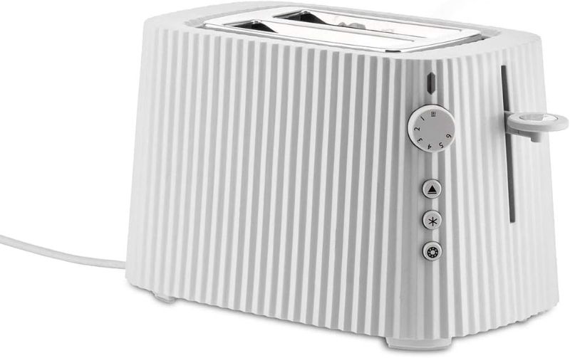 Photo 1 of Alessi Plissé MDL08W/USA - Toaster in Thermoplastic Resin, US Plug 850W, White
