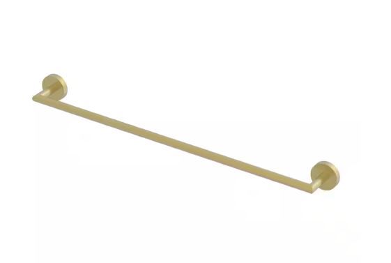 Photo 1 of Cartway Modern 24 inch Bathroom Wall Mounted Towel Bar in Matte Gold Finish