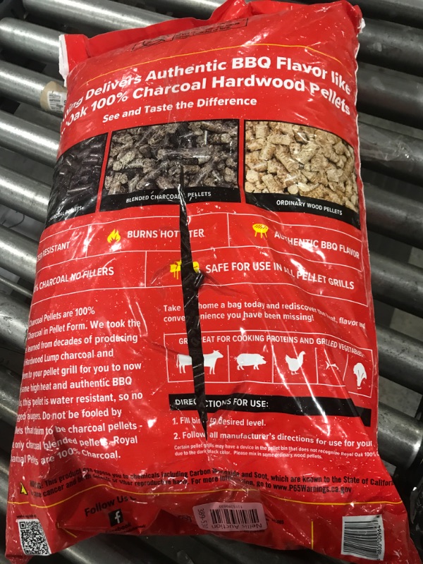 Photo 2 of Royal Oak 100 Percent Hardwood Charcoal Pellets & Camp Chef Competition Blend BBQ Pellets, Hardwood Pellets, Smoke, Bake, Roast, Braise and BBQ, 20 lb. Bag Charcoal Pellets + Pellets, 20 Lb