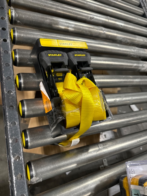 Photo 1 of 1.25 in. x 16 ft. / 3000 lbs. Break Strength Ratchet Straps (2-Pack)