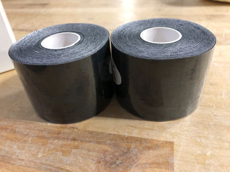 Photo 1 of 6 Pack of Waterproof Latex Free Kinesiology Recovery Tape 2 in x 16 ft Uncut Per Roll (Beige)
