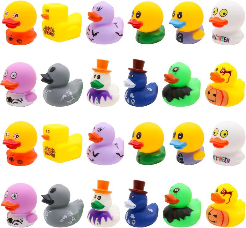 Photo 1 of 24 PCS All Saints Rubber Ducks for Kids, 2 Inch Bath Toys- All Saints Decoration Gift for Boys Girls (All Saints)