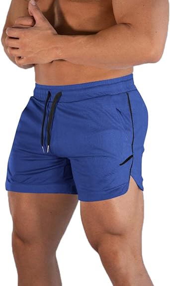 Photo 1 of FLYFIREFLY Men's Gym Workout Shorts Running Training Fitted Jogging Short Pants for Men Bodybuilding XLarge