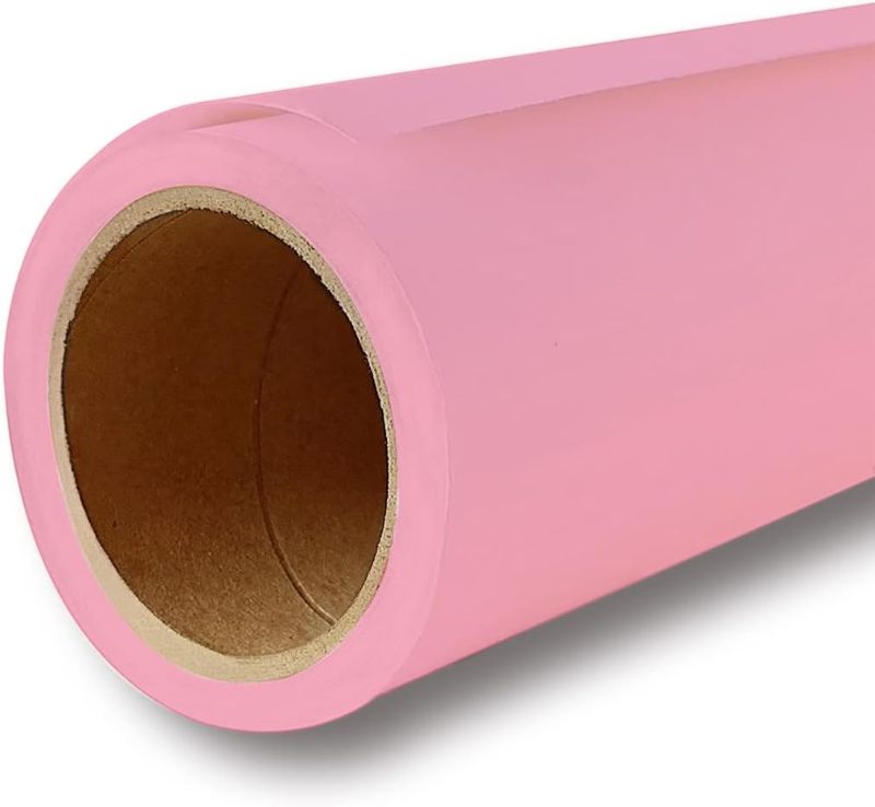 Photo 1 of  Yizhily Seamless Photography Background Paper, Paper Backdrop Roll for Photoshoot, 53" x16', Carnation Pink 