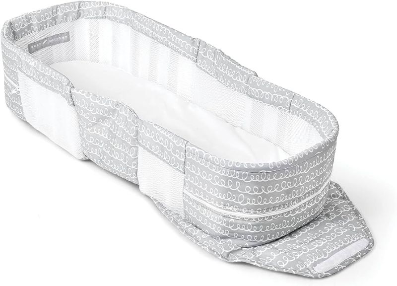 Photo 1 of  Baby Delight Snuggle Nest Portable Infant Lounger, Unique Patented Design, Grey Scribbles 