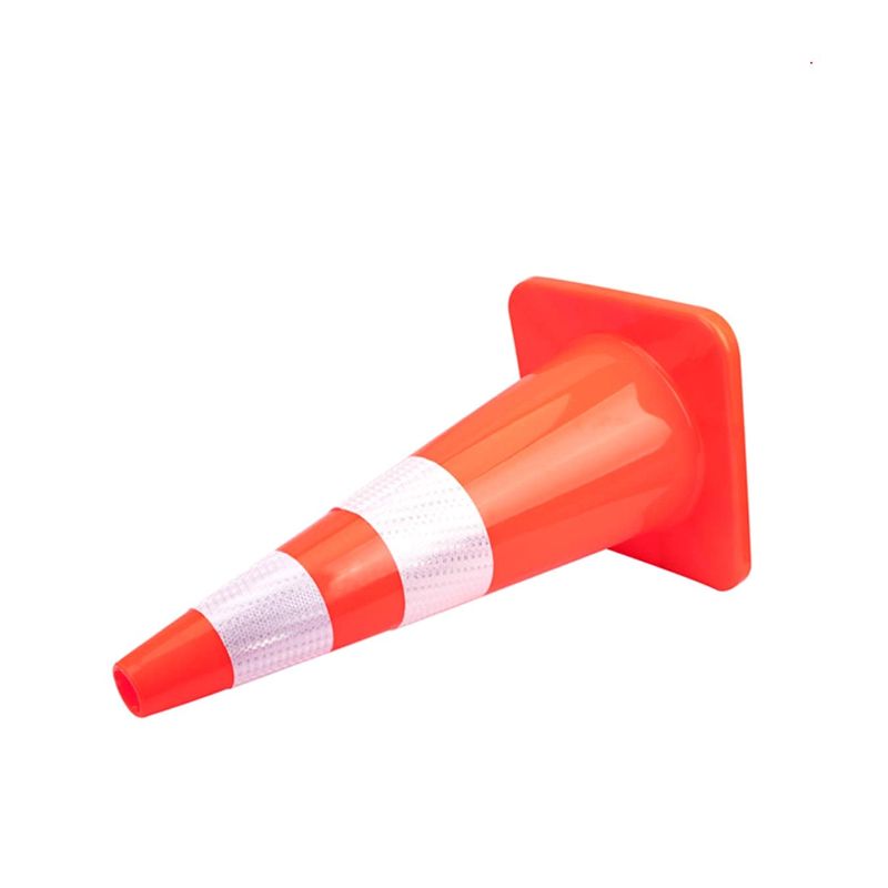Photo 1 of 28inch Traffic Cone Plastic Road Cone PVC Safety Road Parking Cone Weighted Hazard Cone Construction Cone Orange Parking Barrier Safety Cone Field Marker 