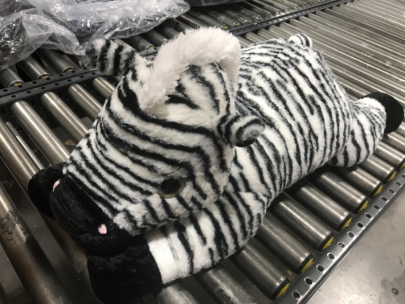 Photo 1 of  IKASA Large Zebra Stuffed Animal Plush Toy,30" Giant Zebra Cute Jumbo Soft Toys,Huge Big Size Plushy Fluffy Fat Oversized Plushie,Gifts for Kids 