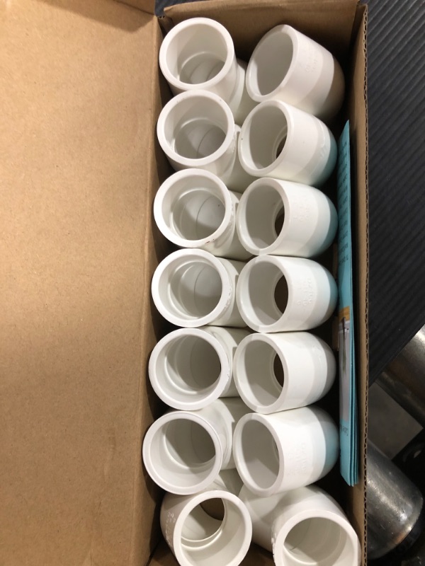 Photo 2 of 3/4 Inch PVC Fittings Elbow 45 Degree 2-Way 14-Pack, PVC Pipe Fitting Connector for Building Furniture, DIY PVC Corner Elbow Fitting for Pipe Connections, Greenhouse, Shed and Tent Connection, Pool 3/4 inch 45 Degree