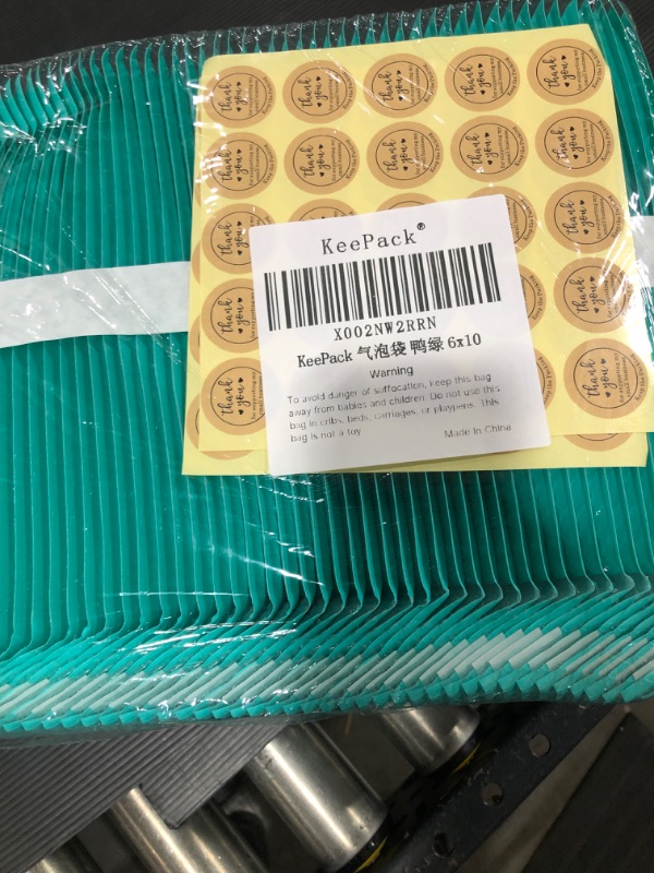 Photo 1 of KeePack Bubble Mailers 12x9 Inch,Teal,25-pack