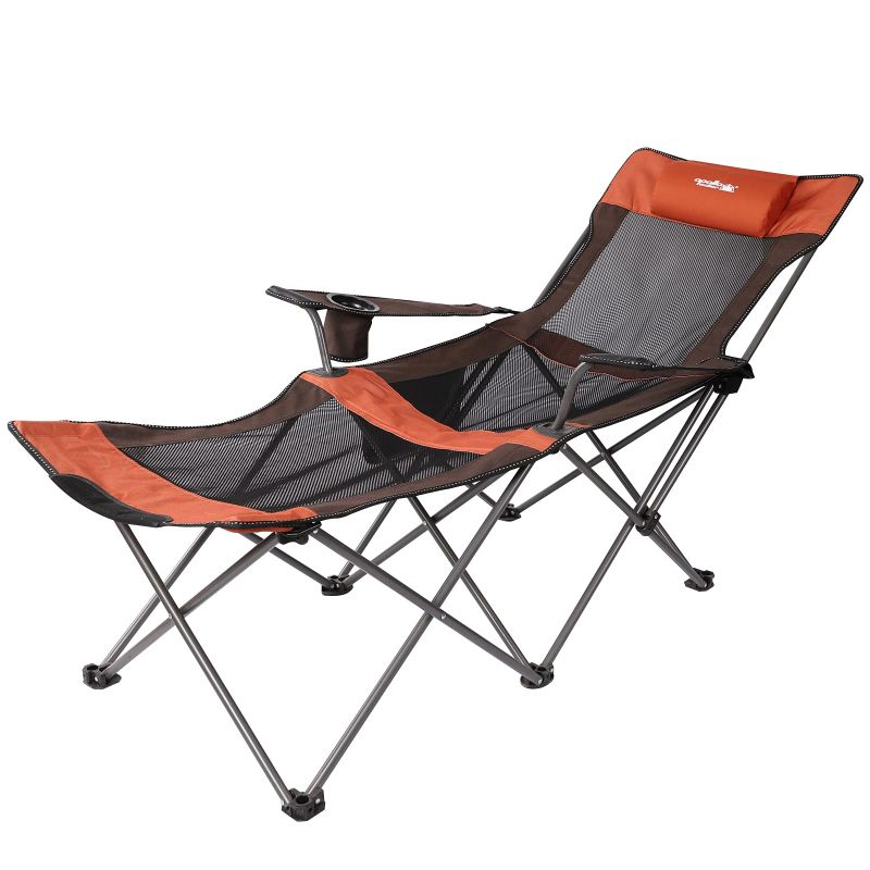 Photo 1 of  apollo walker Folding Camping Chair Beach Chairs Mesh Reclining for Adults Portable Outdoor Lounger Lightweight Sun Chairs with Carry Bag,for Camp Picnics Fishing 