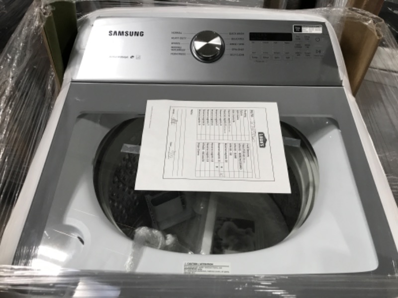 Photo 4 of Samsung 5-cu ft High Efficiency Impeller Top-Load Washer (White) ENERGY STAR
