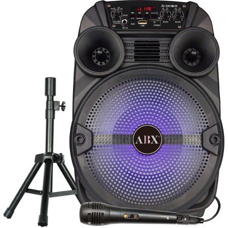 Photo 1 of AUDIOBOX 8" RECHARGEABLE SPEAKER with STAND & MIC
