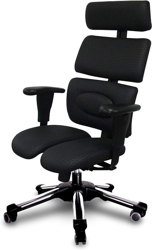 Photo 1 of Doctor, Artificial Leather – Chair with Spinal Traction Effect and Dual Dynamic Seat by Hara Chair
