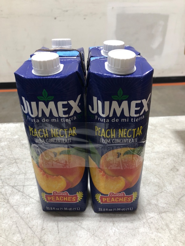 Photo 2 of  4 Jumex Juice Tetra Peach Exp 04/05/24