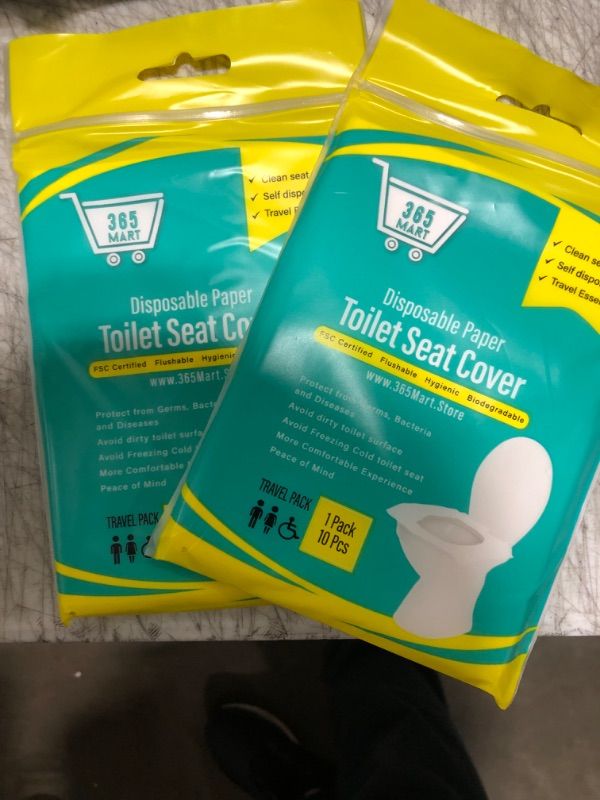 Photo 1 of 2 pack of disposable toilet seat covers 