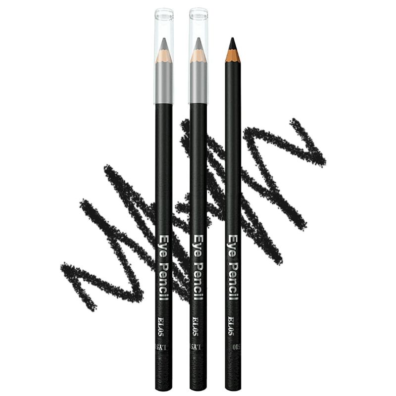 Photo 1 of 3 Classic Precision Eyeliner Pencils,Waterproof,Smudge-Proof,Lasts All Day,[3-in-1] Eyeliner *3;Black #-0817025 