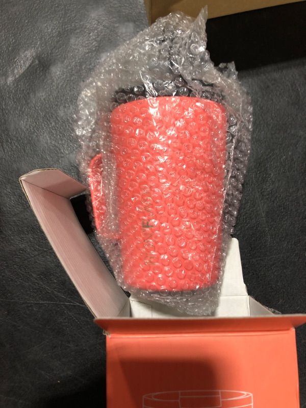 Photo 1 of 12 oz pink coffee mug w/ handle 