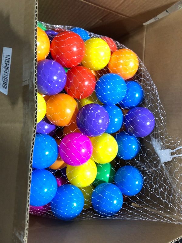 Photo 1 of 100 pack toy balls 