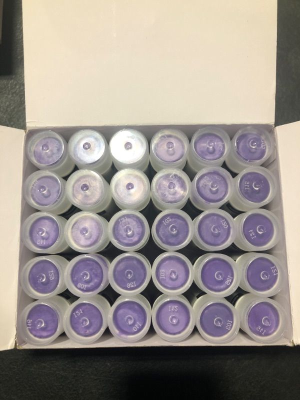 Photo 1 of Amazon Basics Purple Washable School Glue Sticks, Dries Clear, 0.24-oz Stick, 30-Pack 30-Pack Small Glue Sticks