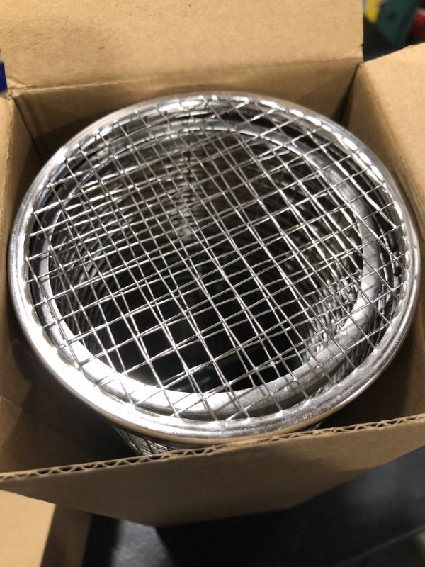Photo 1 of 2 PCS Rolling Grilling Baskets for Outdoor Grilling, Stainless Steel BBQ Grill Basket, Portable Rolling Grill Basket, Round Barbeque Cooking Grill Net for Vegetables, Fish, Meat
