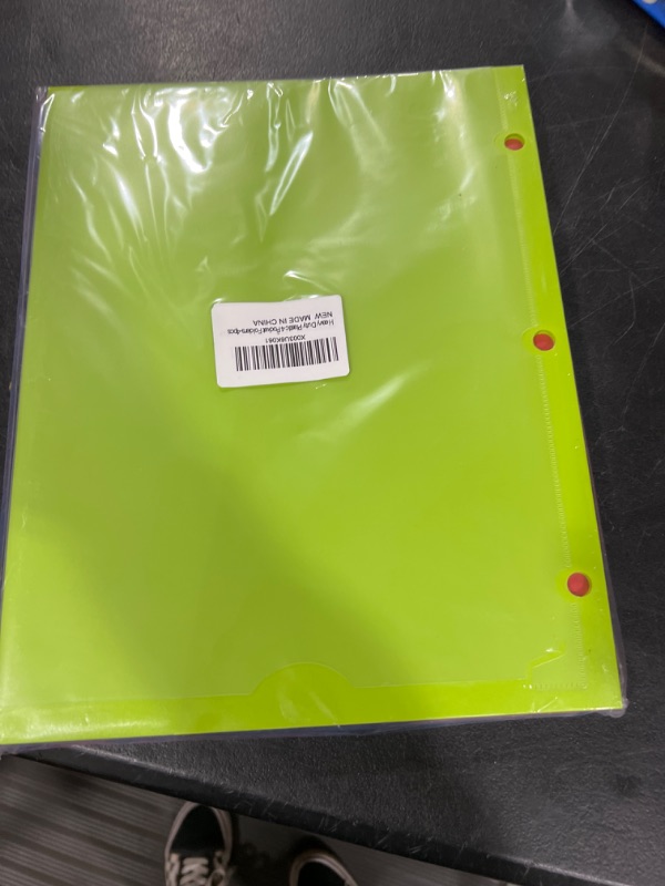 Photo 2 of Heavy Duty Plastic 4 Pocket Folders-4pcs 4 PCS Heavy Duty 4 Pocket Folder