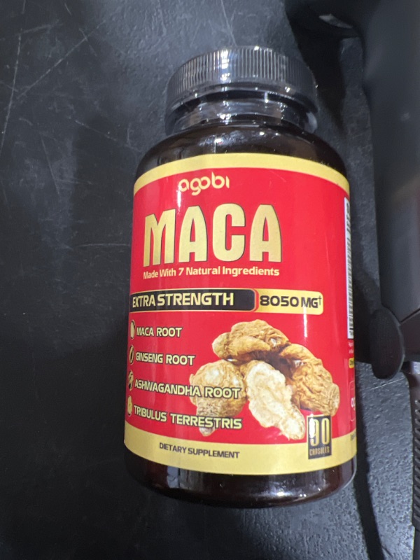 Photo 2 of 90 Capsules Maca Root Extract Capsules 8050 mg - Supplement For Stamina, Energy, Digestion & Immune Support - 7 Herbs Combined With Ashwagandha, Ginseng, Tribulus & More - 4 Month Supply EXP 6/2025 PACK OF 1