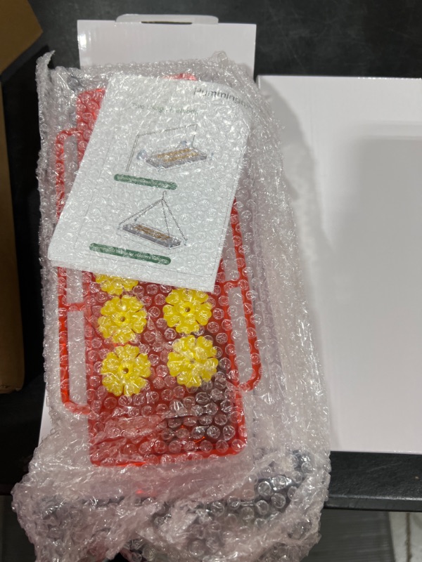 Photo 1 of 2 Pack Hummingbird Feeders Window,Hummingbird Feeder for Outdoors Hanging,Plastic Humming Bird Feeder with 12 Feeding Ports, Easy to Clean and Filling,Built-in Moat,Leak-Proof (16oz)