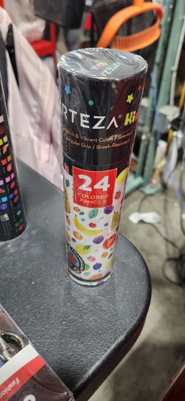 Photo 1 of Arteza Kids Scented Colored Pencils, Set of 24 Easy-to-Grip Pencil Crayons, Triangular Shape, Pre-Sharpened, Art and School Supplies for Arts and Crafts Time, Drawing, and Doodling