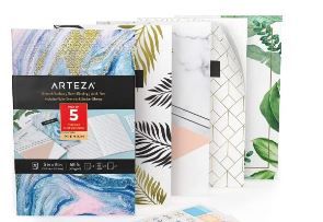 Photo 1 of ARTEZA Small Pocket Notebook Set, 5 Pcs, 5 x 8 inches 