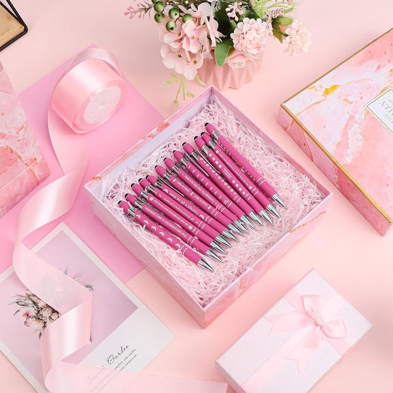 Photo 1 of 144 piece Breast Cancer Pen Bulk Pink Pens