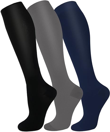 Photo 1 of 3 Pack Copper Compression Socks - Compression Socks Women & Men Circulation - Best for Medical,Running,Athletic 